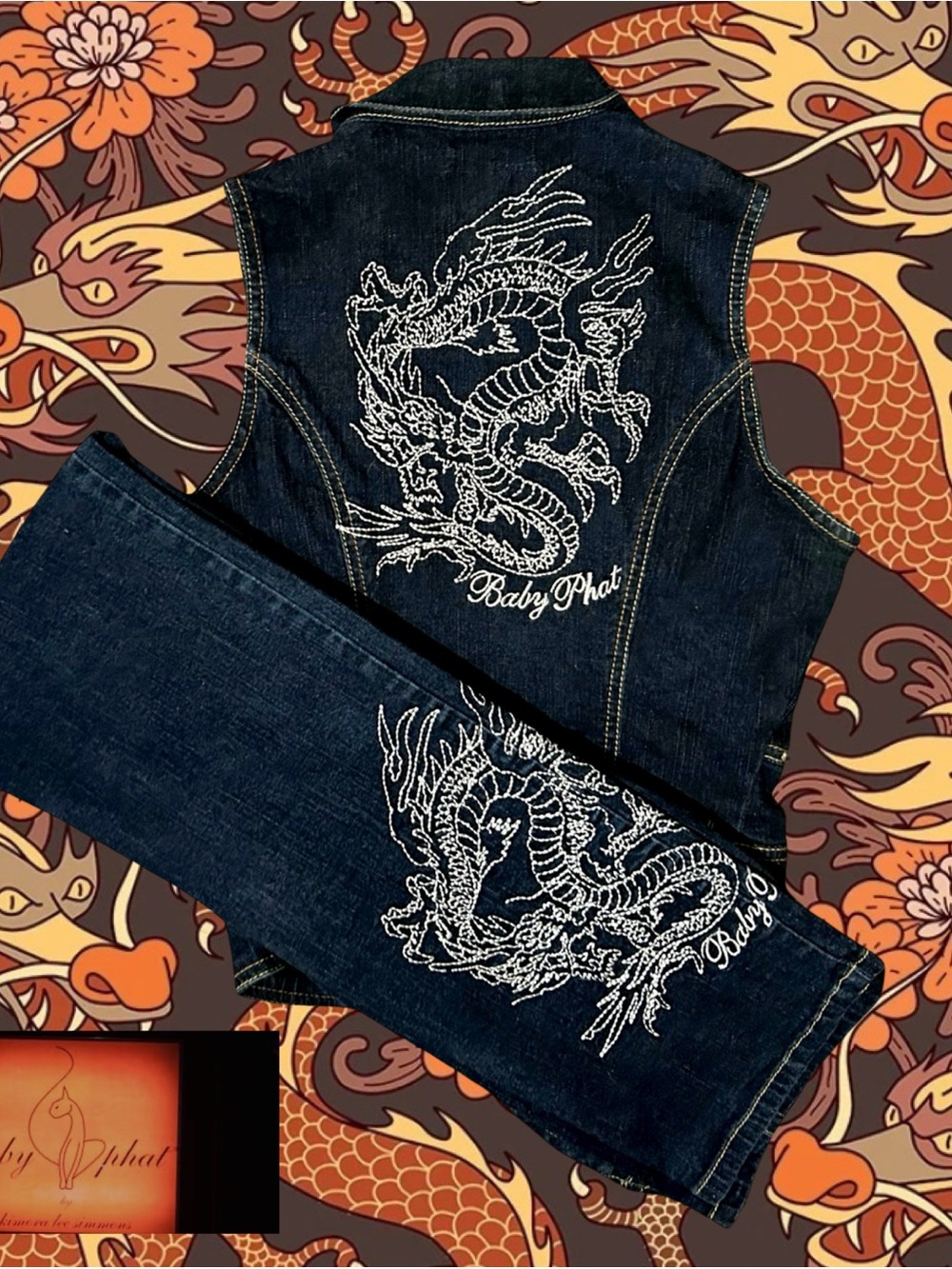VTG Baby Phat(dragon) Set